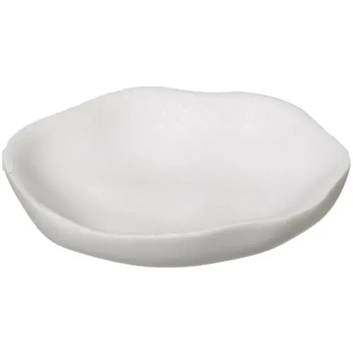 Five Posuda za sapun indonesie 14x10,5x2,5cm poliresin bela