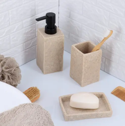 Tendance Posuda za sapun 2X13X9CM POLIRESIN Natural 64120104