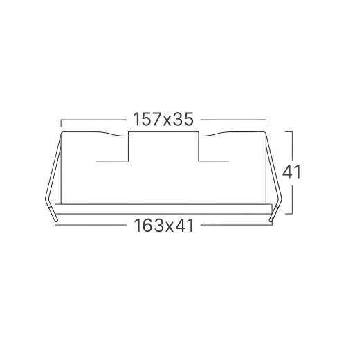 Braytron LED Linearna Svetiljka 9W Beli CCT BD63-00280