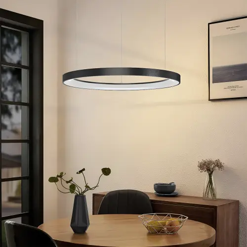 Braytron LED Visilica Okrugla 36W Crni CCT IP20 BH17-01281