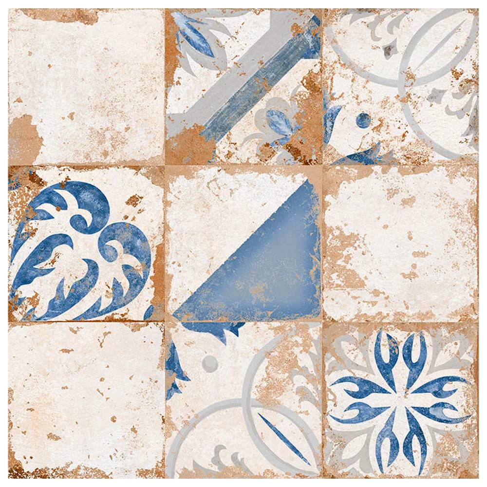 El Molino Memory Azul Brillo 58x58 M72 Bež 58x58 | Kerametal
