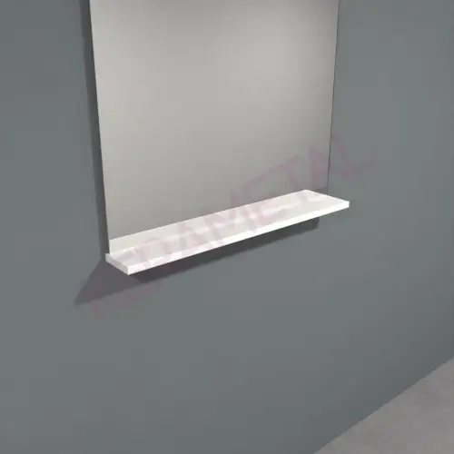 Kolpa Polica za pravougaono Ogledalo 90cm White 547450