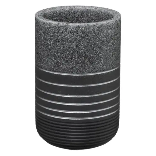 Five Čaša za četkice silv 7x11cm poliresin siva