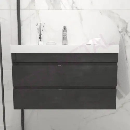 Kolpa ormarić sa umivaonikom Naomi OUN 80cm Dark concrete 546640