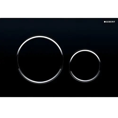 Geberit tipka Sigma 20 Crna /sjaj hrom/crna 115.882.KM.1