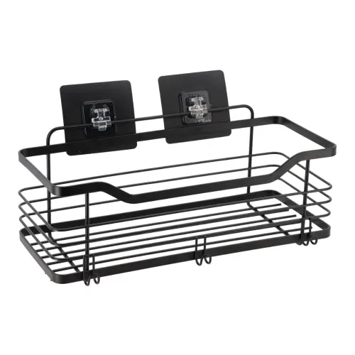 Tendance Zidna žičana Polica samolepljiva 3M 31 X 155 X 165 METAL Crna 91019108