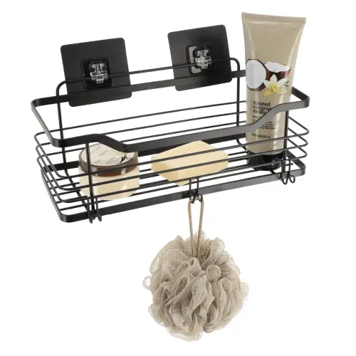 Tendance Zidna žičana Polica samolepljiva 3M 31 X 155 X 165 METAL Crna 91019108