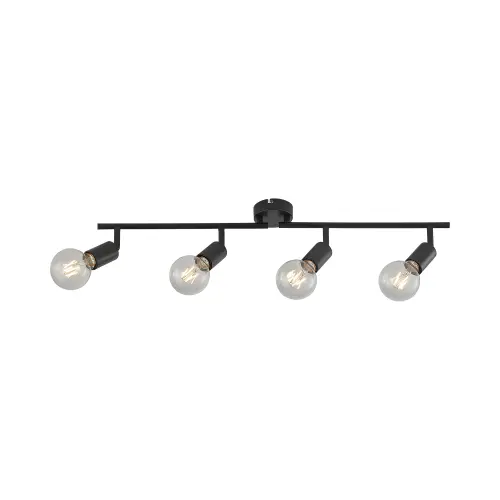 Braytron Plafonjera 4-Glava E27 Crni BV04-00033