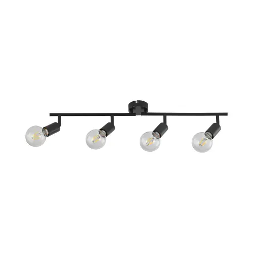 Braytron Plafonjera 4-Glava E27 Crni BV04-00033