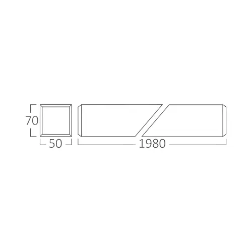 Braytron LED Linearna Svetiljka 2M 60W Beli 4000K BN02-02010