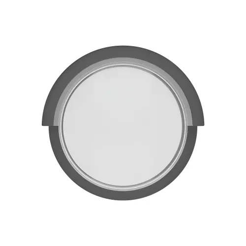 Braytron LED Zidna Svetiljka Okrugla 15W Sivi CCT IP65 BG38-01082