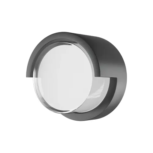 Braytron LED Zidna Svetiljka Okrugla 15W Sivi CCT IP65 BG38-01082
