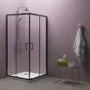 Kolpa Eco Quat Tuš kabina TKK 80/K Black 515230
