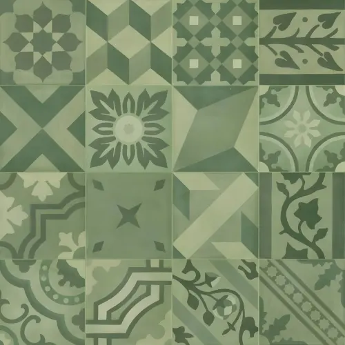 Marazzi D_Segni Blend Decoro Mix Verde 20X20 M608