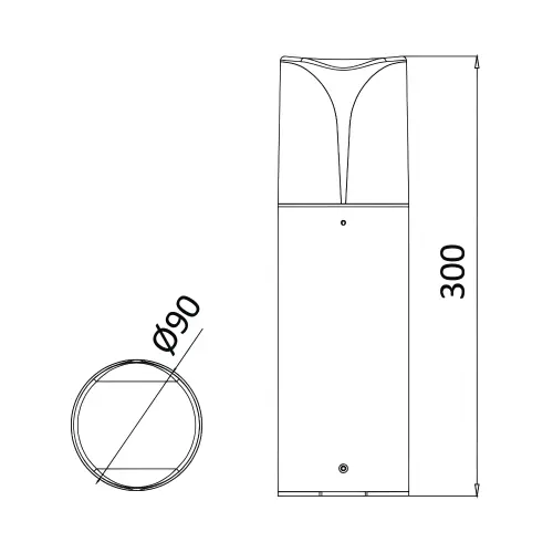 Braytron Baštenski Stubić 300MM IP44 BG43-04102