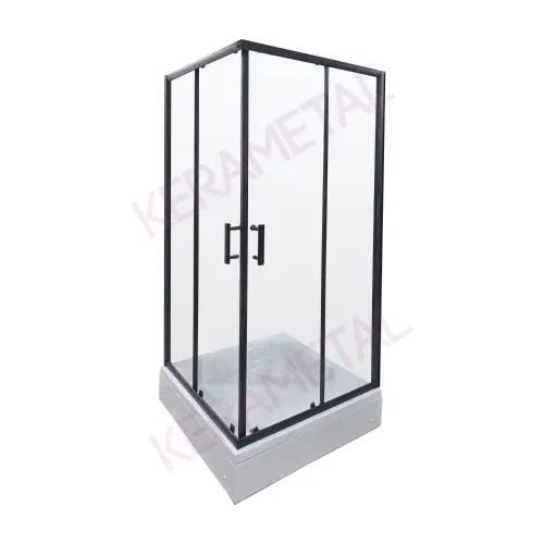 Astral Loft Lux Black K90x195 tuš kabina