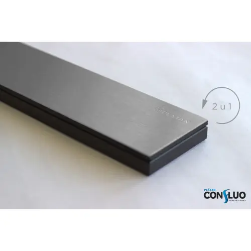 Peštan Frameless Crno staklo 850mm