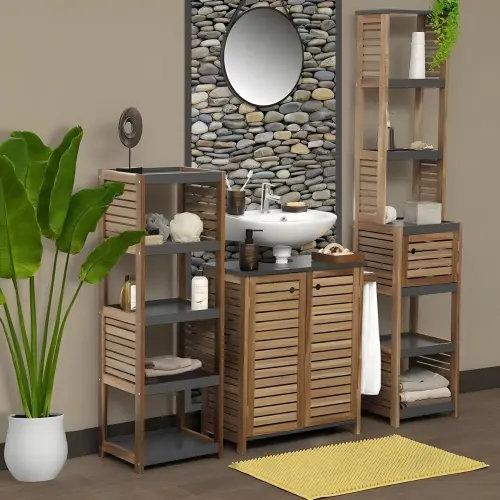 Tendance Acacia kupatilski ormarić sa 5 POLICA 37X30X109CM MDF