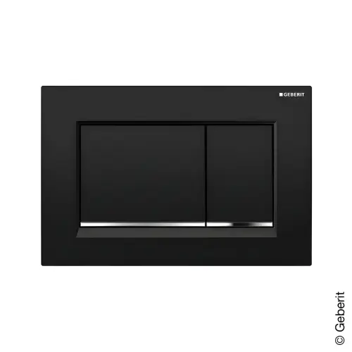 Geberit tipka Sigma 30 Crna /sjaj hrom/crna 115.883.KM.1