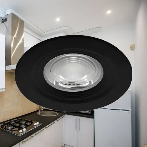 Braytron LED Spot Svetiljka Okrugla 7W Crna CCT IP54 BD01-00781