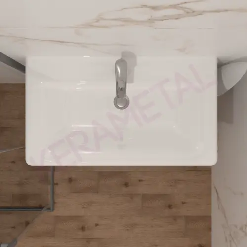 Kolpa ormarić sa umivaonikom i fiokom Evelin OUE II 80cm Gray/Oak 573910