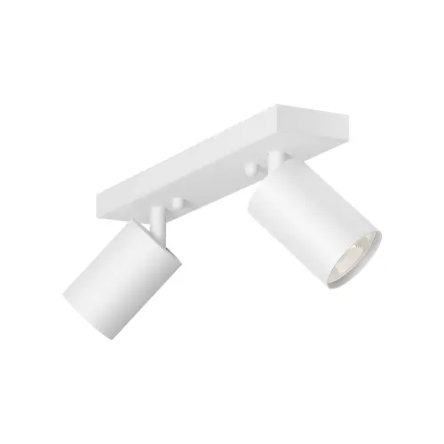 Braytron GU10 Nadgradni Spot Kvadratni Dvostruki Beli BH04-00820