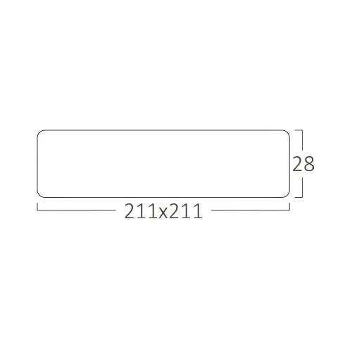 Braytron LED Panel Nadgradni Kvadratni 18W Beli 6500K BP04-41830