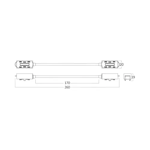 Braytron Magnetni Ugaoni Konektor Crni 48VDC BY41-81071