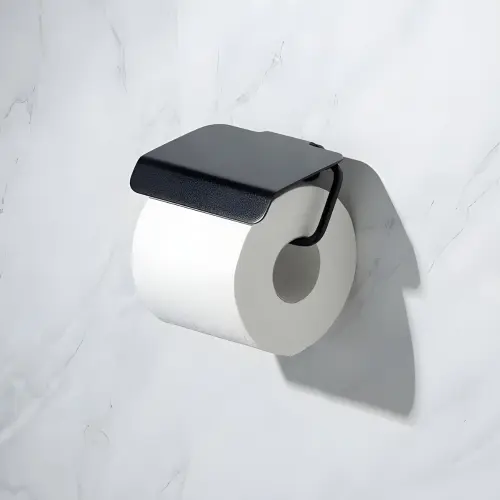 Tatay Držač toalet papira Zidni Onyx 12X5X10CM ALUMINIJUM Crna