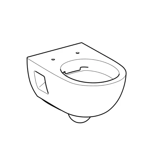 Geberit Selnova RIMFREE WC šolja konzolna sa Soft close daskom - tehnički crtež