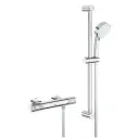 Grohe Grontherm 1000 termostatska za tuš sa kliznom šipkom, crevom i tuš ručicom 34783000