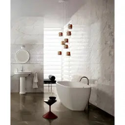 Marazzi Allmarble Wall 40X120 Statuario Struttura 3D Pavé Lux M73S