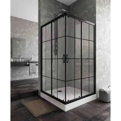 Astral Loft K90 Black SDB-16 6mm tuš kabina