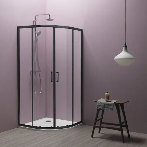 Kolpa Eco Quat Tuš kabina TKP 90/K Black 515300