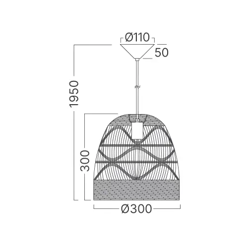 Braytron Visilica E27 Ratan BV02-00032