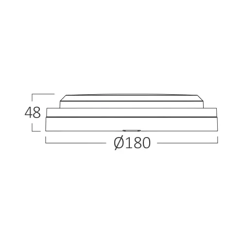 Braytron LED Brodska Svetiljka Okrugla 12W Bela CCT IP65 BC18-00680