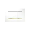 Geberit tipka Sigma 30 Bela/pozlaćena/bela 115.883.KK.1