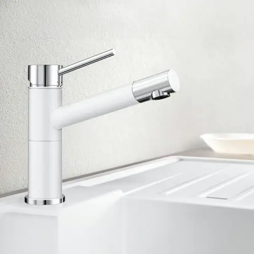 Blanco ALTA Compact silgranit HD slavina Bela 515317 HD