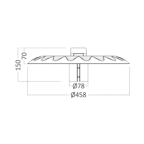 Braytron LED Top Light 70W D460 Crni CCT BT48-07081