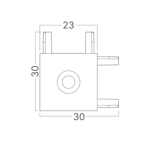 Braytron Magnetni L Crni 48VDC BY41-81021