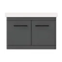 Pino Art ormarić sa umivaonikom Luxor 80V Antracit 1024