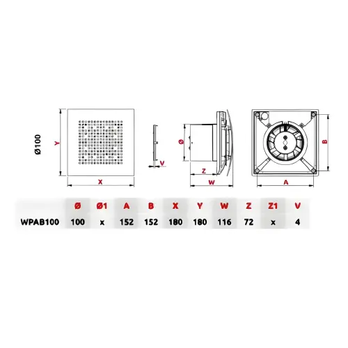 Awenta Silent ventilator komplet